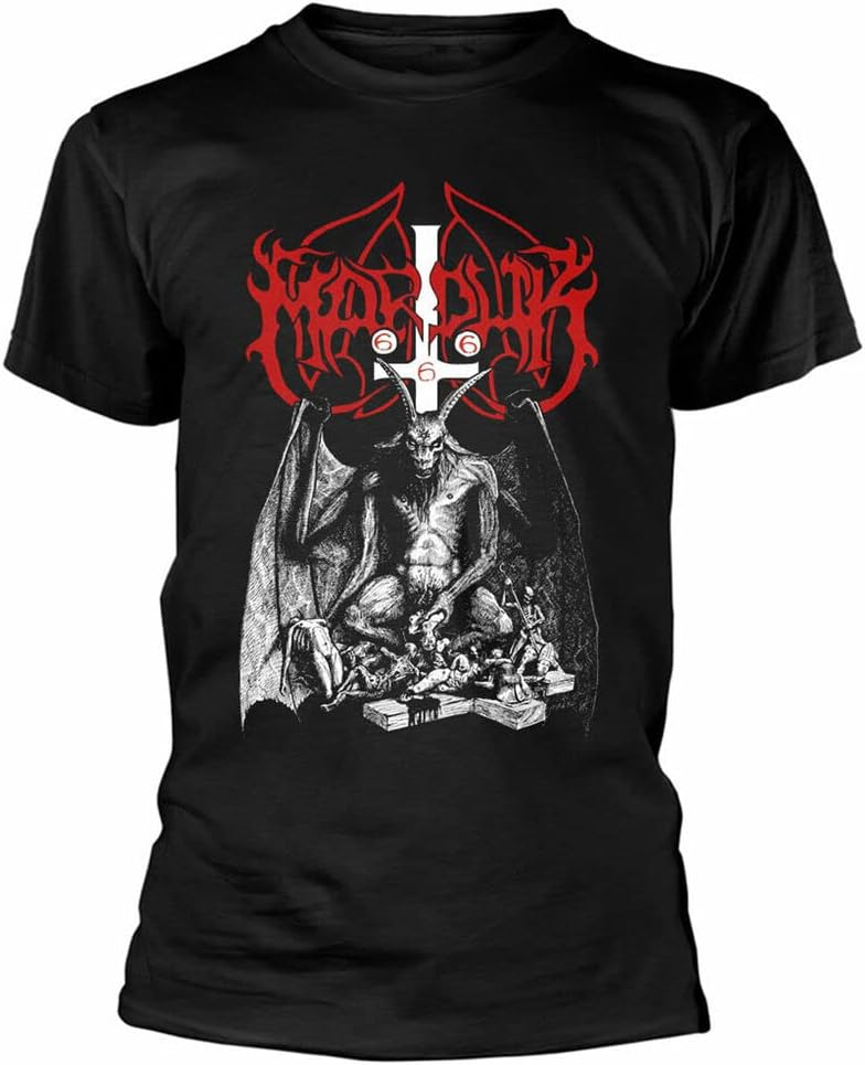 Marduk Demon with Wings Cottn Men T-Shirt L чёрный