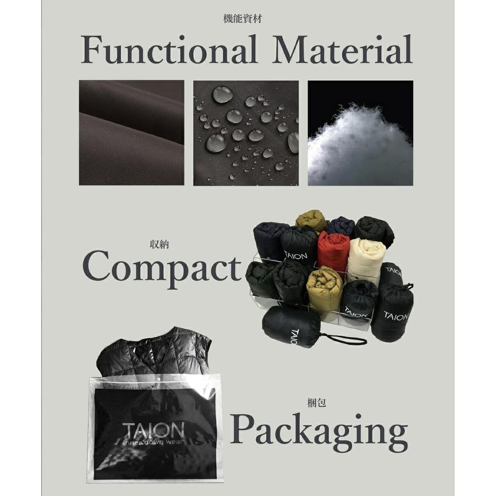 Taion Button Down Gilet 003 Men's V-Neck