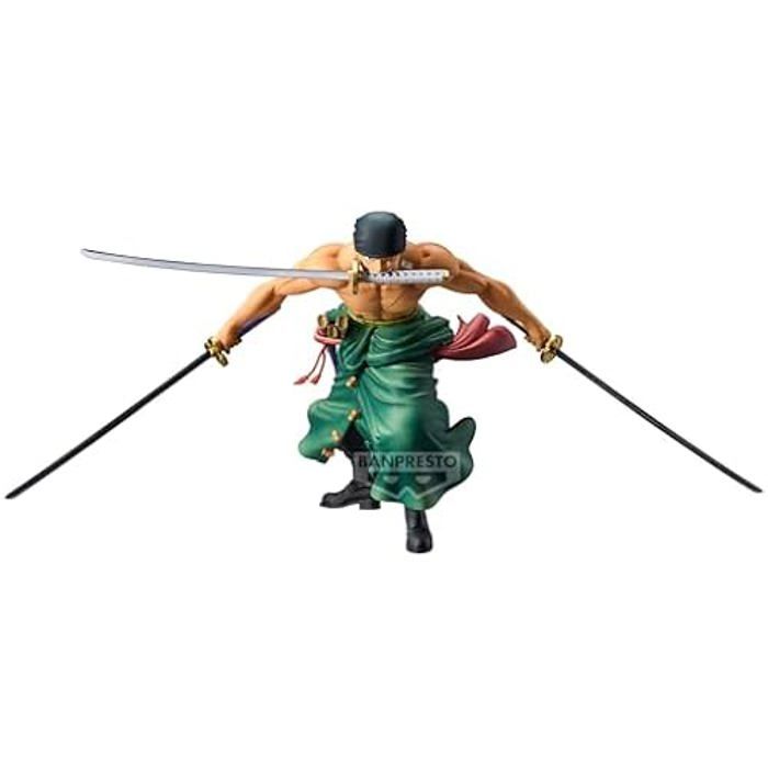 Banpresto figurine roronoa zoro one piece grandista édition spéciale 23 cm