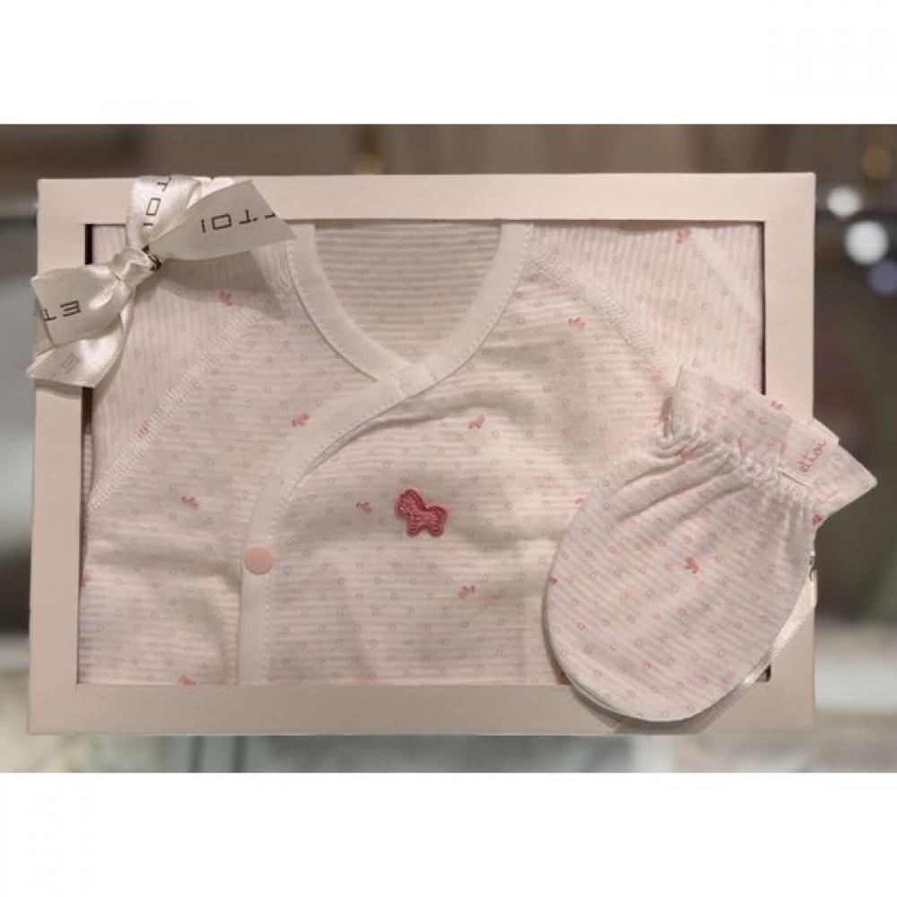 ETTOI Detský body Bodka X Súprava s rukavičkami 07t085803s1