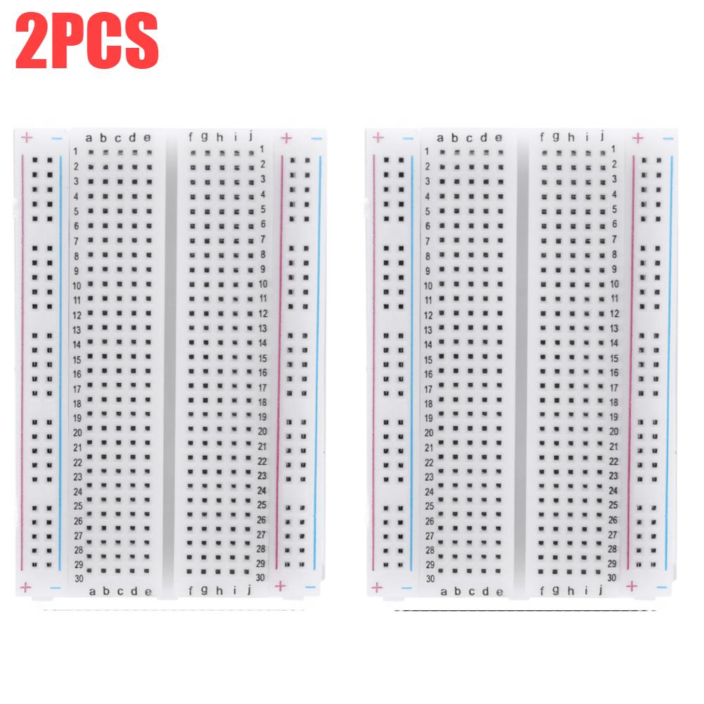 1-10pcs Breadboard 400 Point PCB Board  MB102 Test Develop Nodemcu Raspberri PI 2 lcd High Frequency 40pin Dupont Line