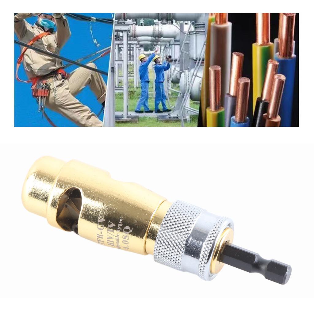 Wire Twisting Tool Stripper Twister Electrical Power Drill Terminal Stripping Tool for Electricians