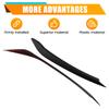 A03Z-Car Headlight Eyebrow Molding Trim Sticker For VW Polo - Lamp Eyelids Decorative Strips Lid Cover
