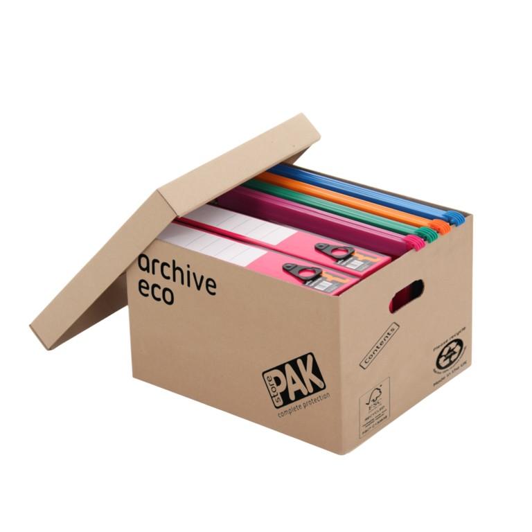 Storepak Archiv Öko Karton Aufbewahrungsbox & Deckel (Packung mit 3)