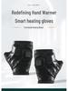 Gants Chauffants Intelligents Unisexe pour Automne/Hiver - Chaleur Demi-Doigts pour Sports, Gaming et Bureau