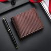 Men Card Wallet Bifold Slim Wallet Minimalist Short Wallet Pocket Card Holder Gift for Father Husband Boyfriend