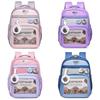Capybara Cute Cartoon Pattern Children Large Capacity Backpack For School Use