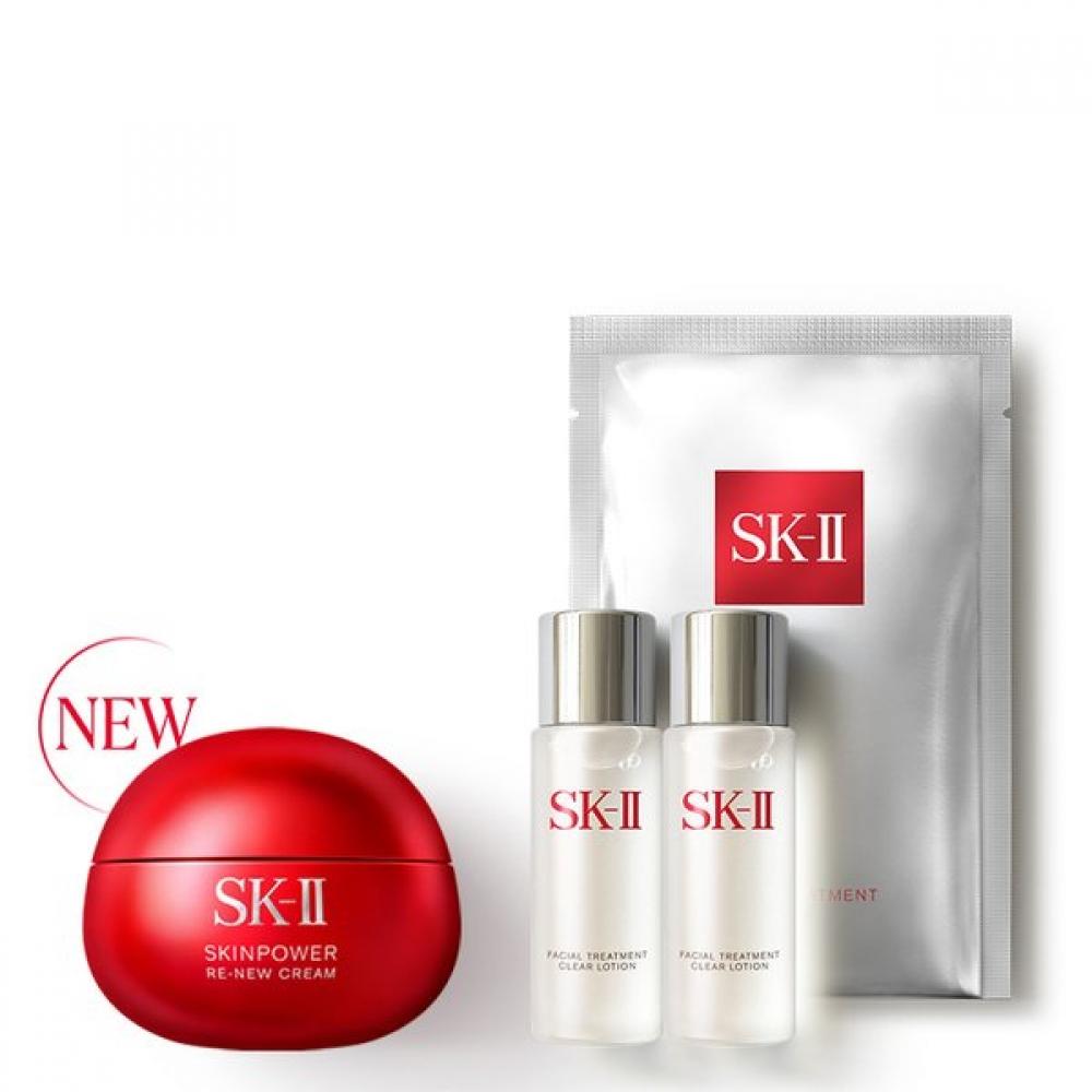 Sk Ii December Renew Cream 50g Set + Magic Bear Keyring Gift SKINPOWER Renew Cream 50g
