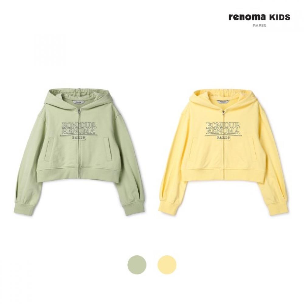 

[renoma KidS] Женская толстовка с капюшоном и вышивкой Acrop на молнии R2412j014 Light green (33)/120
