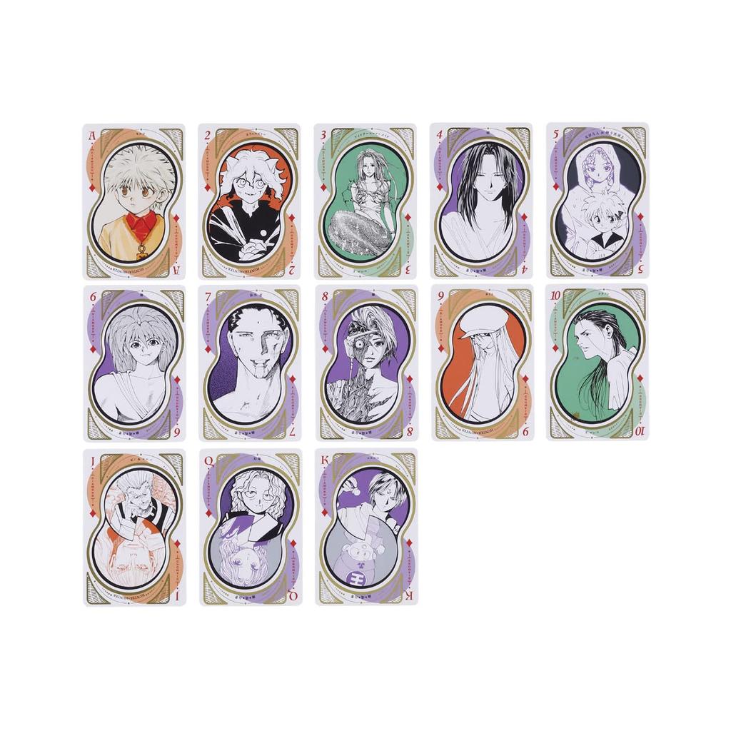 Yoshihiro Togashi Exhibition Foil Stamped Playing Cards Foil Stamped Original Art Exhibition Togashi Exhibition Yoshihiro Togashi Hunter x Hunter Yu
