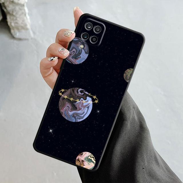 Phone Shell For Samsung Galaxy A70 A70s A50 A30s A04s A20s A20e A02 A02s A03 A42 M52 M31 M04 Case Galaxy Celestial Body Love