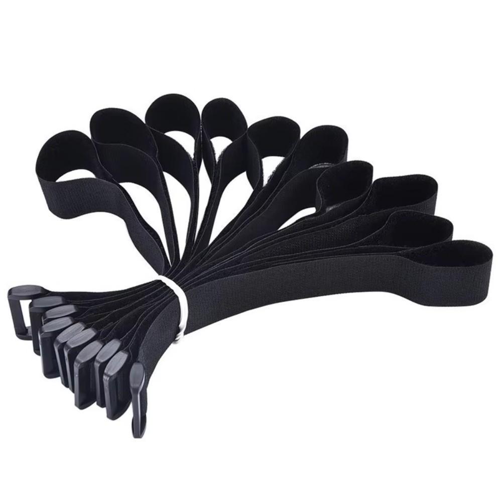 20PCS Antiskid Cable Reusable Cable Tie Durable Nylon Extension Strap  Cord Wrap Organizer
