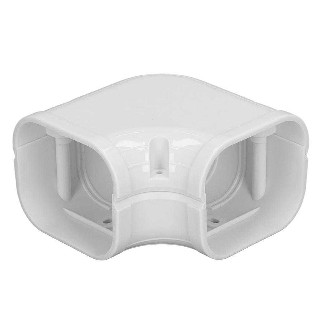 90 Degree Flat Elbow Line Cover PVC Mini AC Flat Elbow Line Cover for 1 To 2 Horsepower Air Conditioner