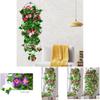 Fiori Artificiali di Glicine in Seta Lunghi 100 cm Per Decorazione Casa e Giardino**