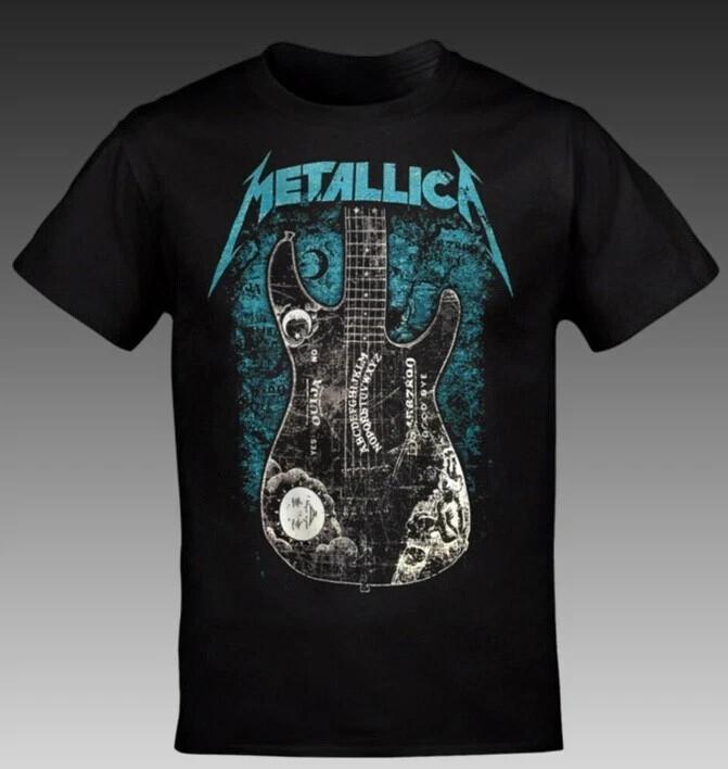 

Фанастская футболка унисекс Metallica Hammett Ouija Guitar Inspired, рок-стиль, S-4XL S