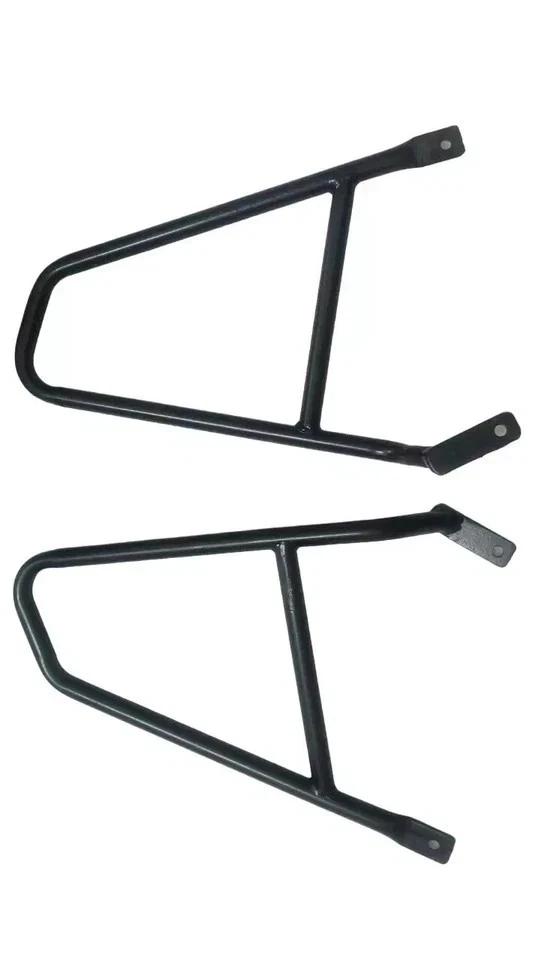Pannier Mounting Pair Rails Black Fit For Royal Enfield Interceptor 650 & GT 65
