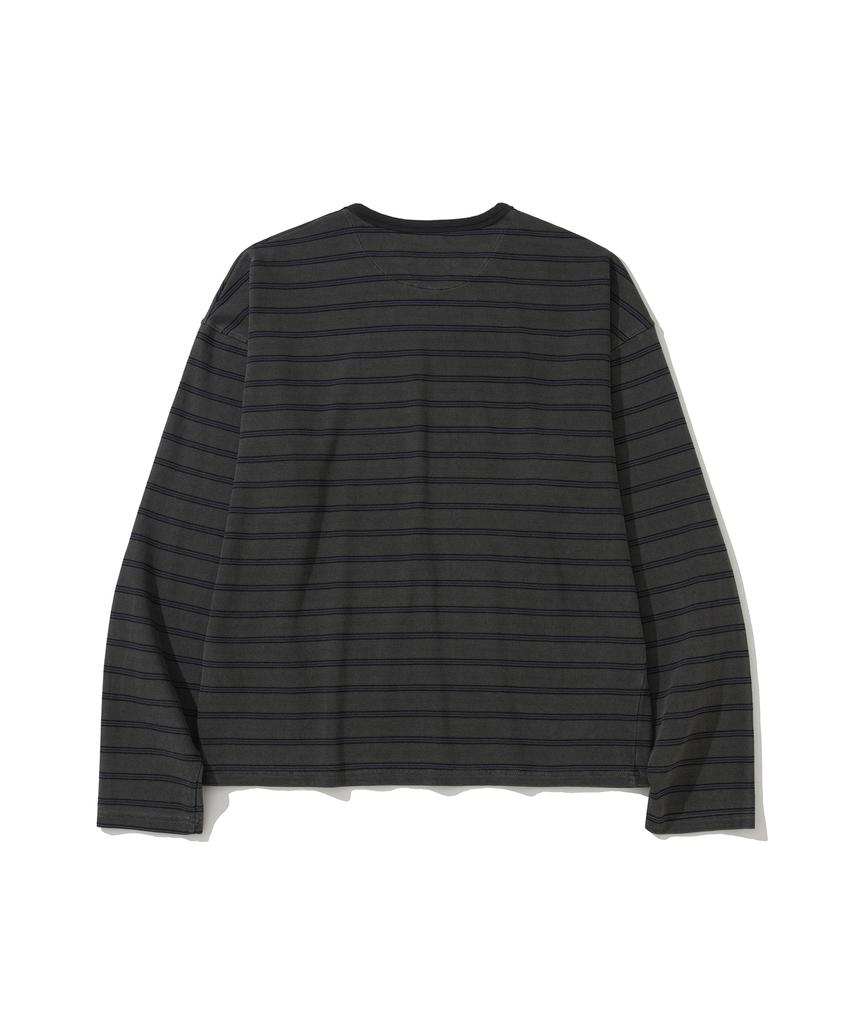 SIIIIDO Tyler Mix Stripe Long Sleeve T #1