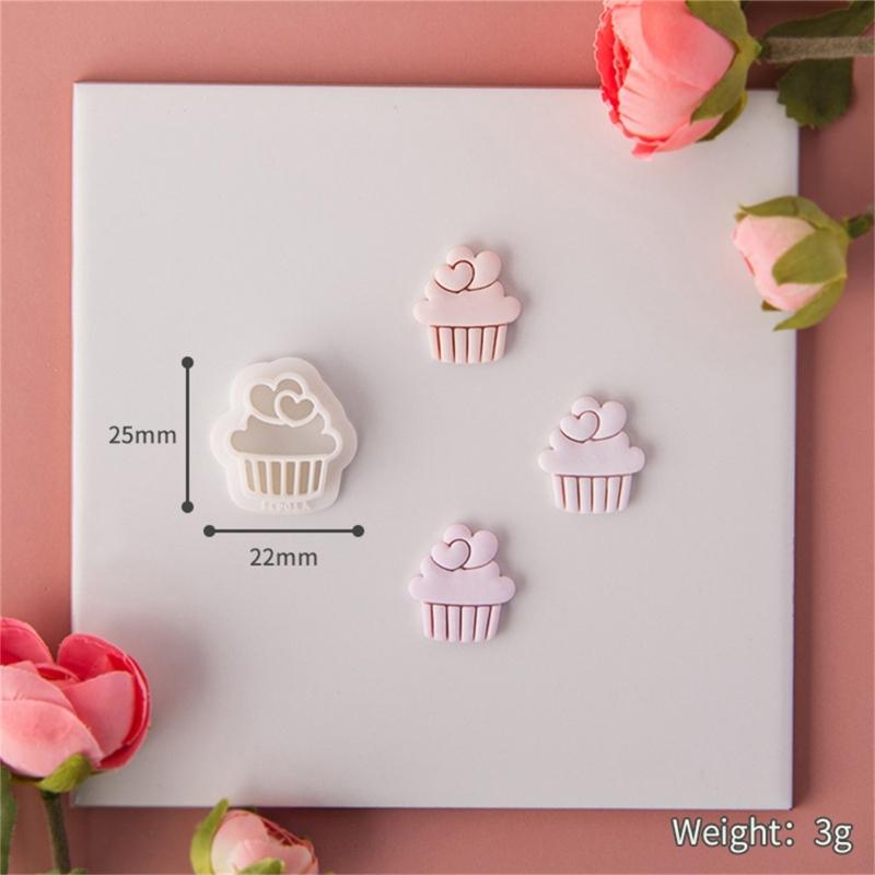 Heart Clay Cutters Clay Jewelry Cutters Valentine's Day Clay Earring Cutters DIY Earrings Accessories for Jewelry Making