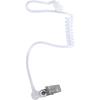 Prop Acoustic Tube with Clips Two Way Radios Headset Secret Hollywood FBI Agent Spy Game Earpiece(Clear)