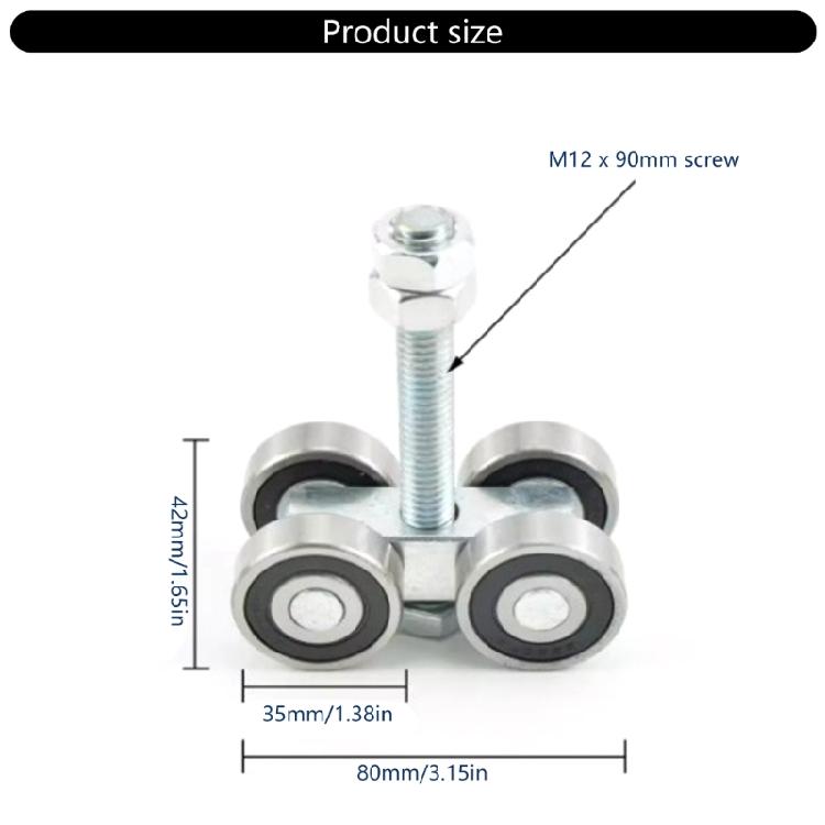 Ρυθμιζόμενα Συστήματα Συρόμενων Αναδιπλούμενων Πορτών Ρουλεμάν από Ανοξείδωτο Ατσάλι Μηχανισμός Οδηγού Μείωσης Θορύβου Για Οικιακή Και Βιομηχανική Χρήση