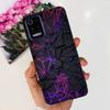 Para LG K52 2020 / LG Q52 2020 Funda Trasera Calavera Dragón Estilo Genial Dibujos Animados Carcasas Parachoques Bumper de Silicona Suave Negro Para LG K22 2020