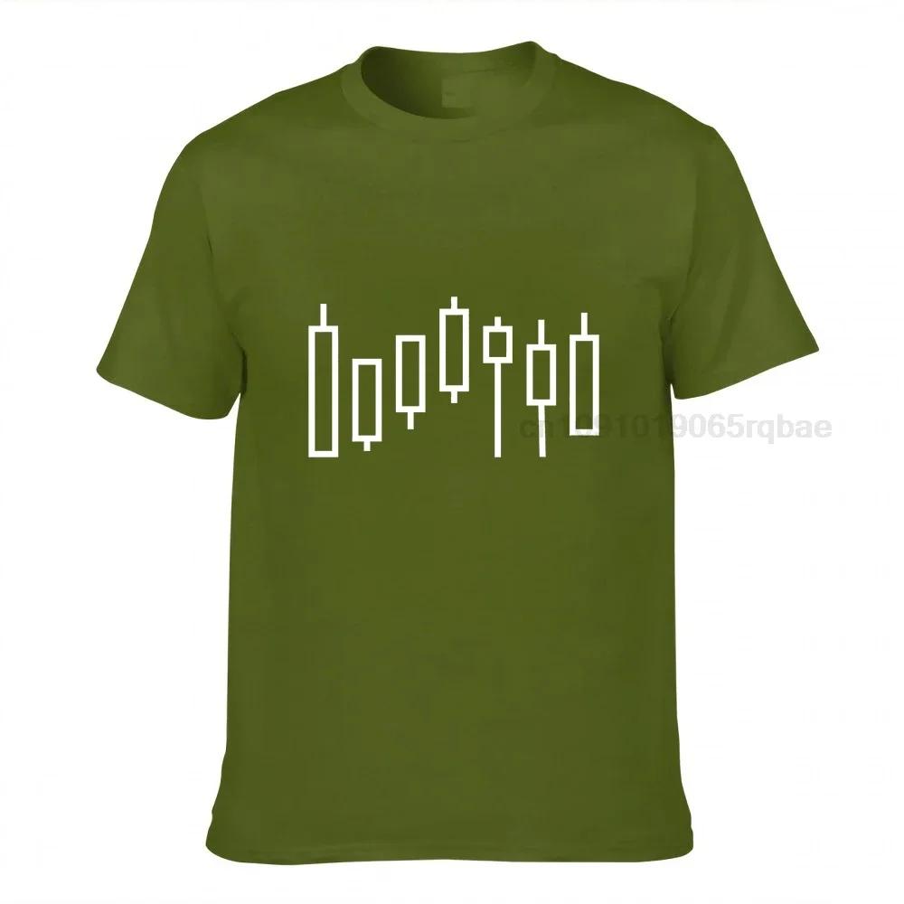 Candlestick Chart Day Trader Forex Stock Trading Tshirt Printed On Tshirts For Unisex Cotton Tops Shirts Street Retro