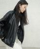 The N:L Turn Leather Jacket - [Black]