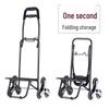 Compact Folding Shopping Cart and Trolley for Groceries and Luggage
