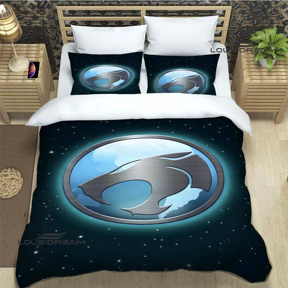Thundercats Anime Printed Bedding Sets Exquisite Bed Supplies Set Duvet Cover Bed Comforter Set Bedding Set Luxury Birthday Gift