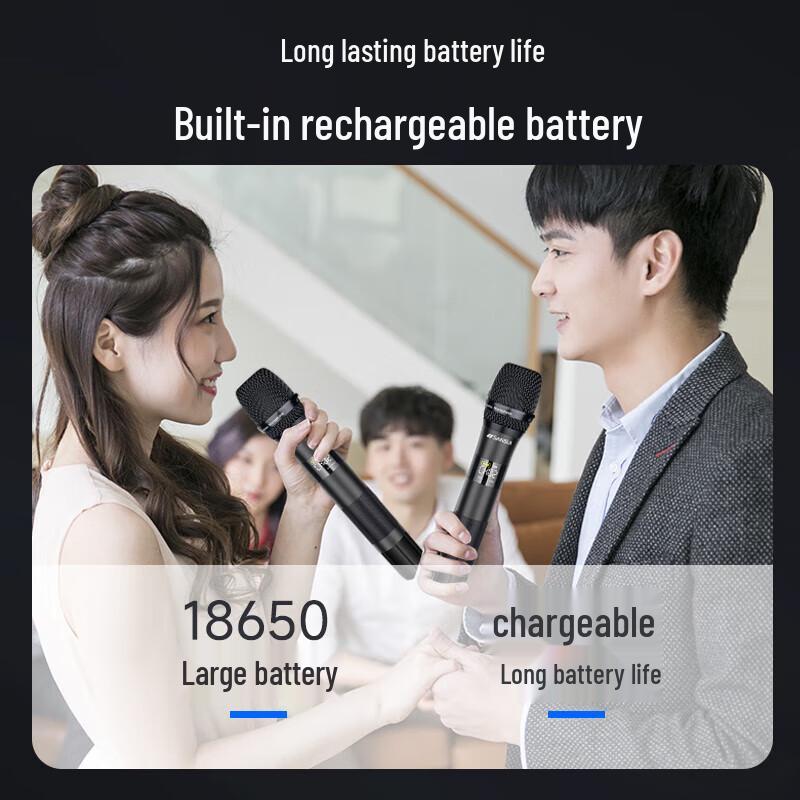 Shanshui K12 Dual Wireless Microphone System