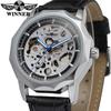 Mechanical Watch, Winner Mechanical Automatic Watch, Men'S Steel Belt Watch, Gold Men'S Watch