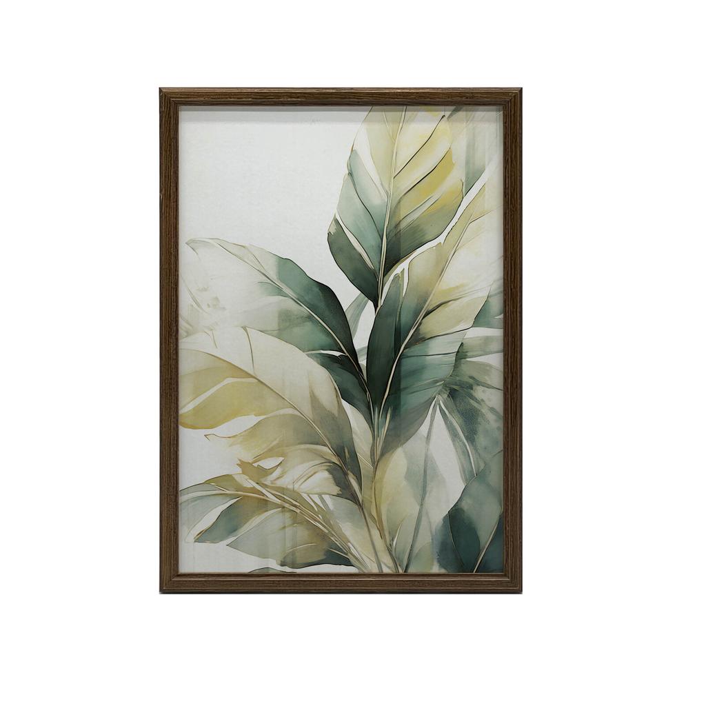Tropical Harmony Tropical Harmony, 50X70 Cm, Gold Aluminum Frame, 230 Gsm Matte Paper