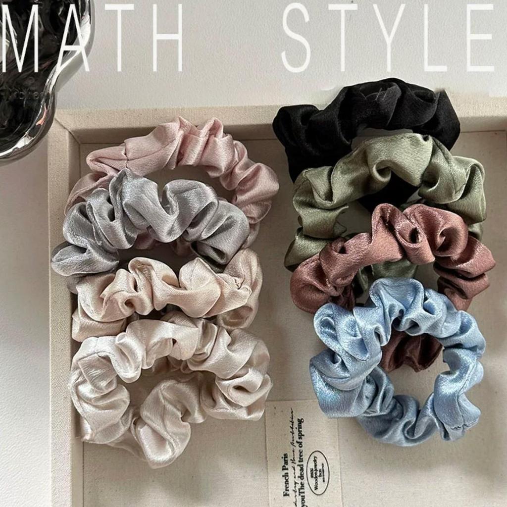 Satin Elastic Hair Band: Simple, Elegant, High-Elasticity Hair Accessory for All Seasons.