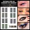 Eyelash Eyeliner Sticker Reusable False Eyelashes Waterproof Eyeliner On Sticker Eyelid Lift Band Cat Eye Makeup