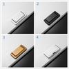 Luxury Aluminum Alloy Cabinet Wardrobe Flip Cupboard Tatami Drawer Pulls Door Handle Hidden Door Knob