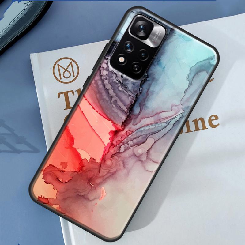 Beachy Pastel Abstract Painting Case For Xiaomi Redmi 13C 10C 12C 14C Redmi Note 14 13 Pro 12 11 9 10 9S 10S 11S 12S Cover
