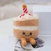 Adorable Cake Simulation Plush Pendant - Birthday Gift Doll