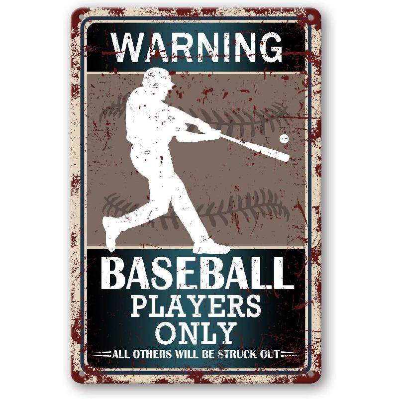 Baseball Poster Baseball Art Wall Decor Baseball Tin Sign For Famous Quote Bassball Signs Motivational Quote Posters Motivation Tin Sign Baseball
