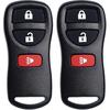 Keyless Entry Remote Control Key Fob Replacement Fits for Nissan Xterra Titan Armada Frontier 2002- Quest Sentra Murano Pathfinder Versa Infiniti
