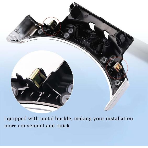A2056803407 Mittelkonsolen-Armlehnen-Stauraum-Knopf-Schalterabdeckung Kompatibel mit Mercedes-Benz C300 C350E C400 W253 GLC200 2015-2020