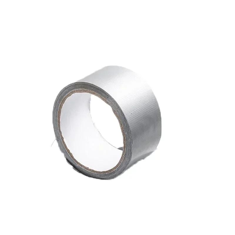

10m Thick Industrial Tape Silver-Gray – Single-Sided Waterproof & Windproof, Wear-Resistant for Repair & Bundling 50mm&10M