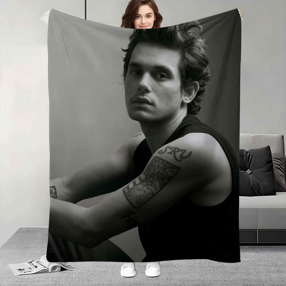 Singer John Mayer Blanket Design Lightweight  For Dorms, Naps, Living Room, Office,Sofa,All-Season 30x40in