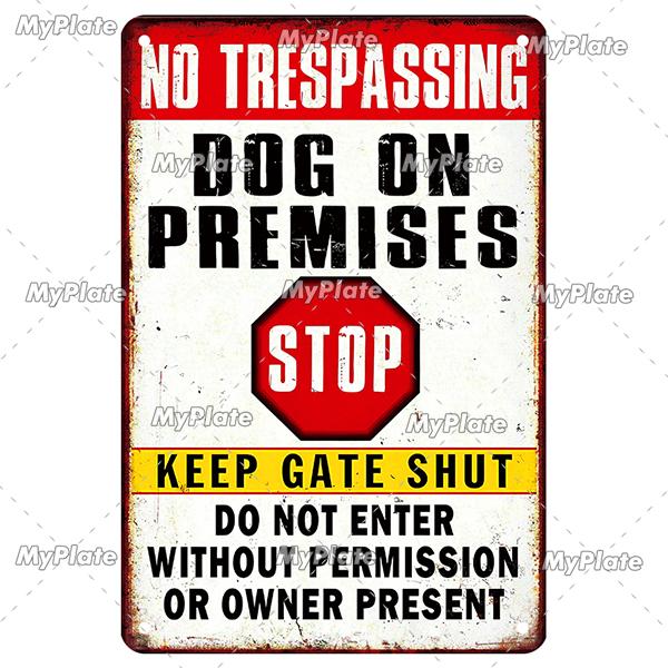 [MyPlate] Zombie Zone Tin Sign 8x12Inch Metal Sign Retro Plaque Home Decor Metal Vintage Man Cave Bar Pub Club Wall Decoration