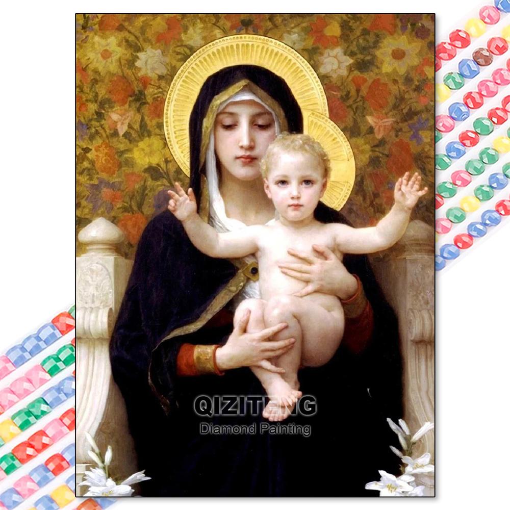 5D Diamond Painting Kit Jesus Cross Religious Sticker Diamond Embroidery Handmade DIY Mosaic Home Decoration Adult Gifts