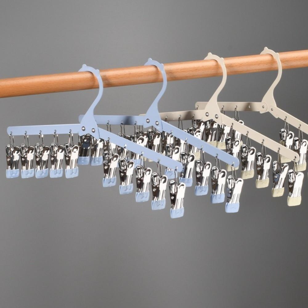 Portable Sock Drying Rack Windproof Sock Laundry Airer Underwear Socks Holder  Balcony