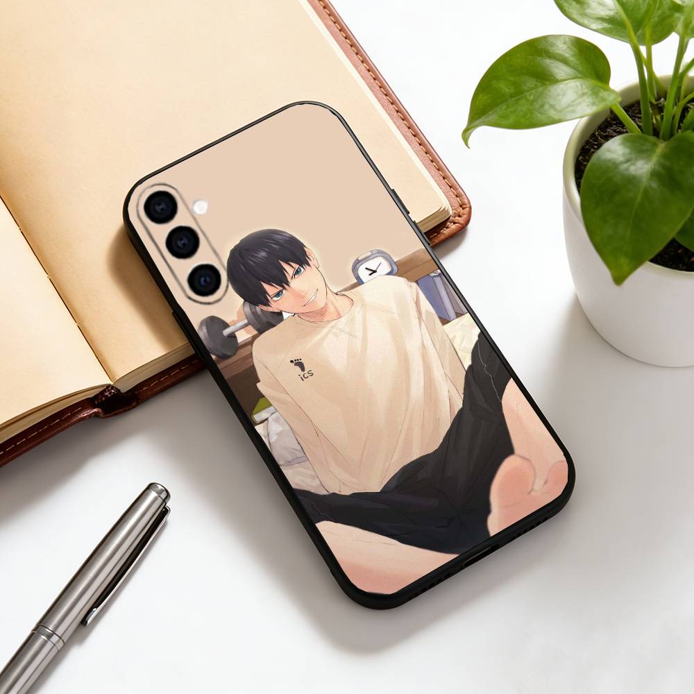 Tobio Kageyama Phone Case For Samsung Galaxy A73,A72,A71,A70,A53,A52,A51,Others Soft Black Cover
