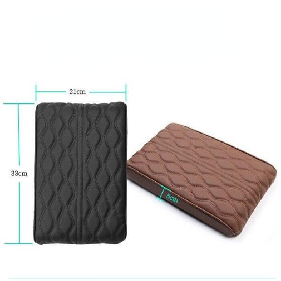 Car Armrest Pad Cover Auto Center Console Box Pu Leather Cushion Mat Universal