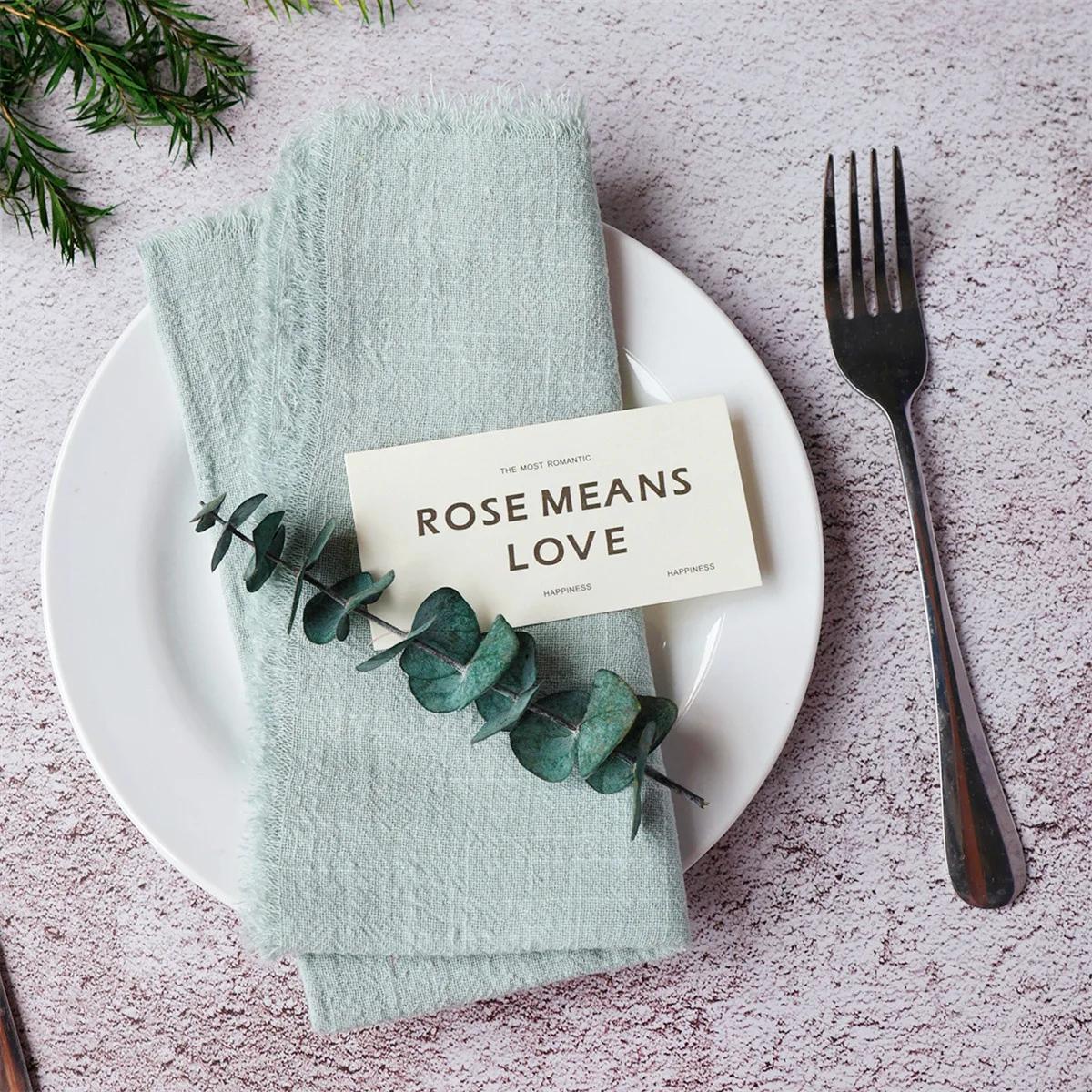 

24 шт. салфетки ручной работы из ткани с бахромой 12,5x12,5 дюймов, многоразовые мягкие деревенские хлопковые салфетки для ужина на свадьбу