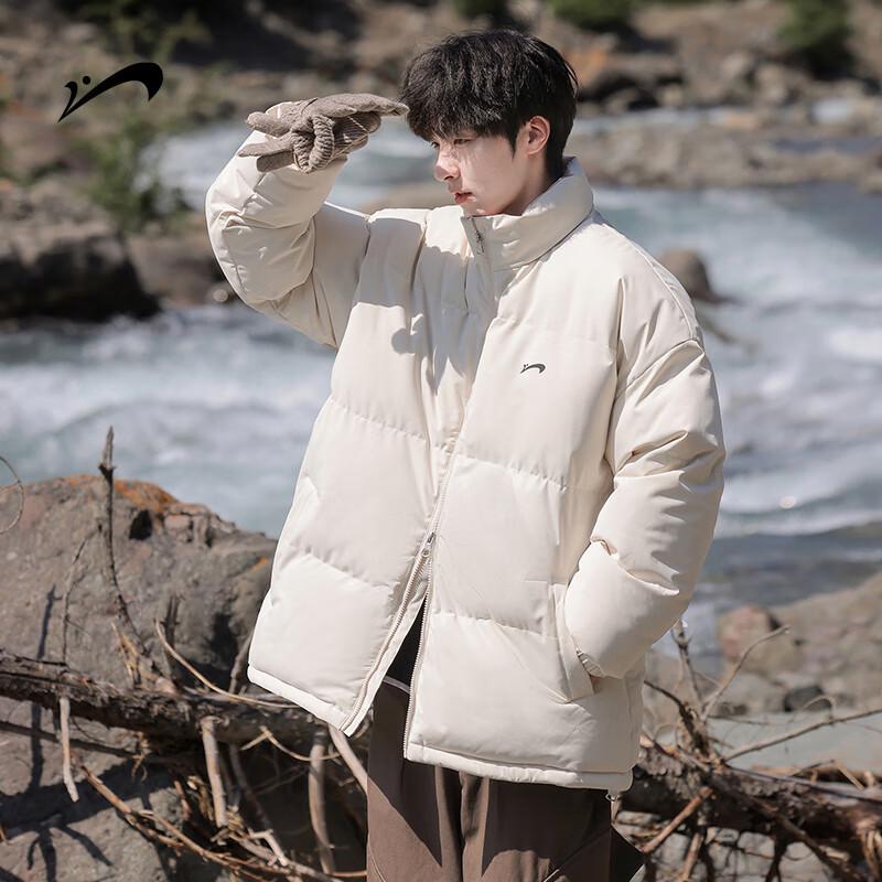 Guirenniao Men's Autumn/Winter Stand Collar Padded Jacket