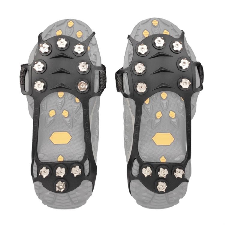 Ice Snow Grip Teeth Grippers NonSlip Winter Ice Grippers with 11 Teeth Shoe Boot Cleats for Winter Outdoor Activity